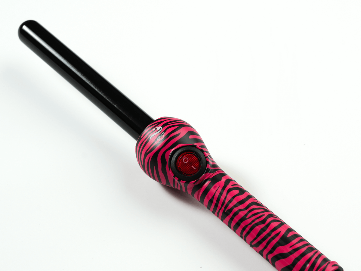 Hair Curler - Pink Zebra 19 MM