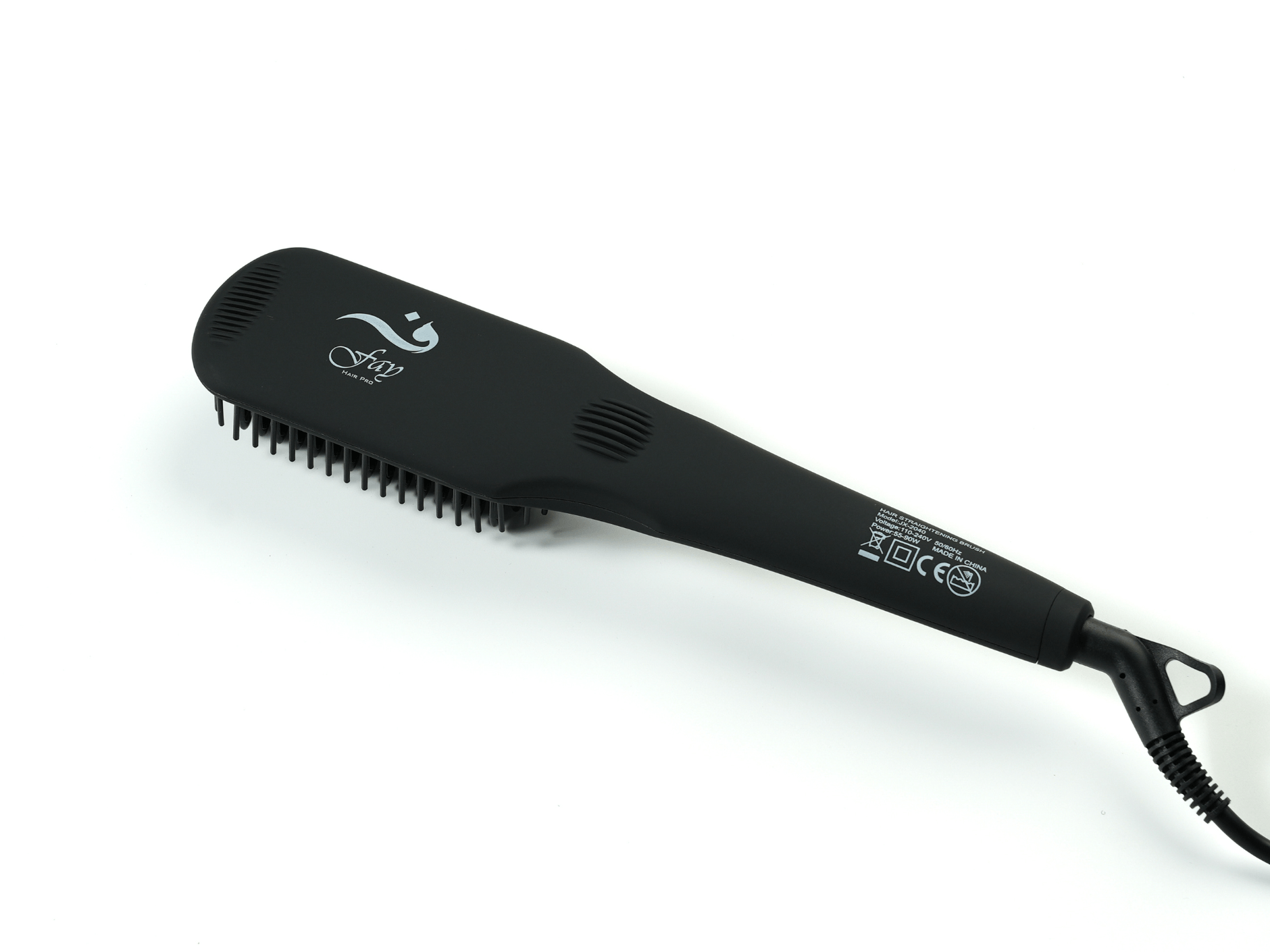 Ionic Straightener Brush - Black