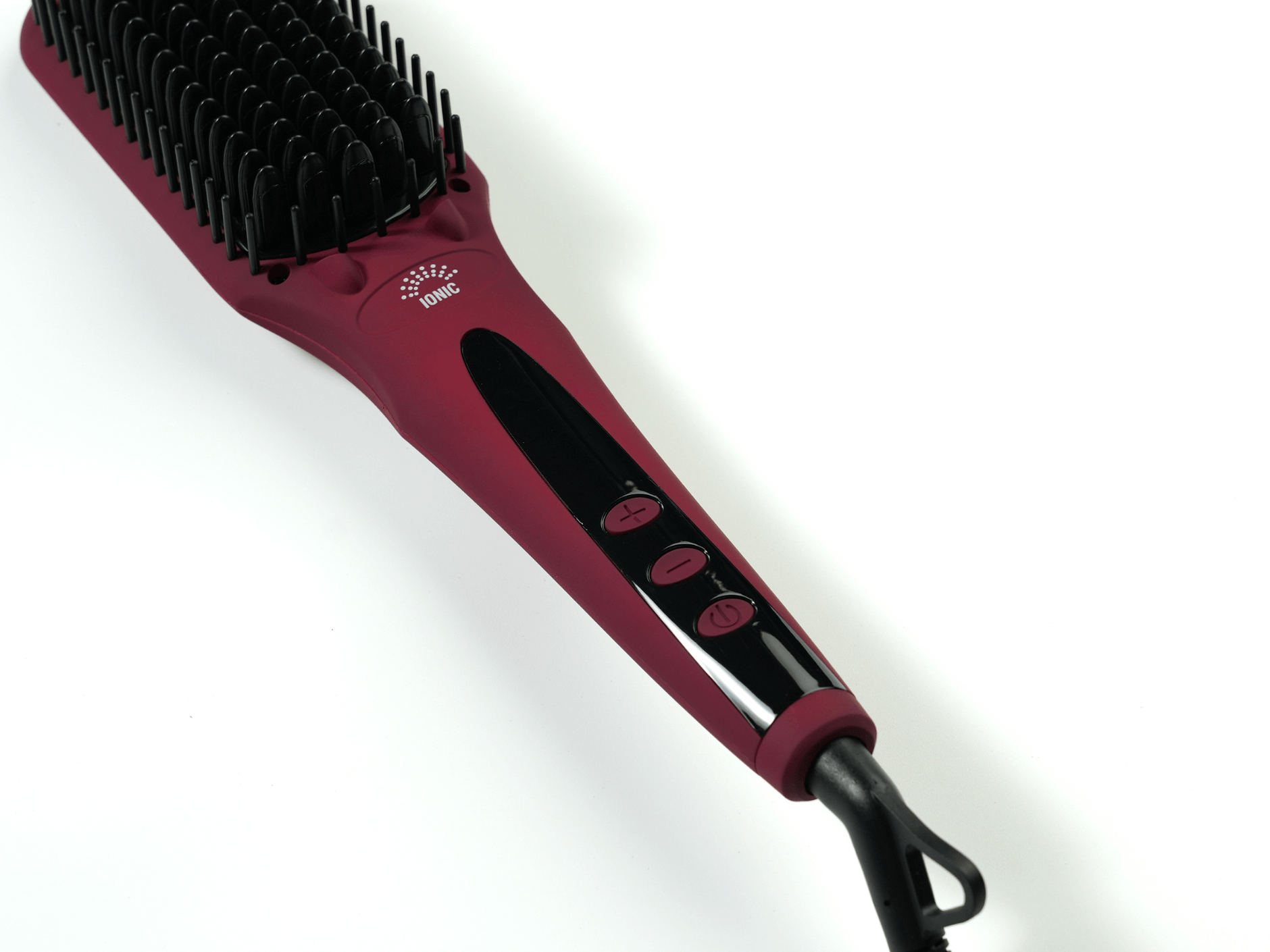 Ionic Straightener Brush - Red