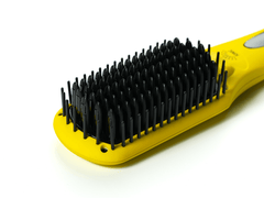 Ionic Straightener Brush - Yellow